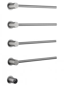 Полотенцесушитель электрический Wonzon & Woghand WW-AL314-BR встраиваемый, брашированный никель