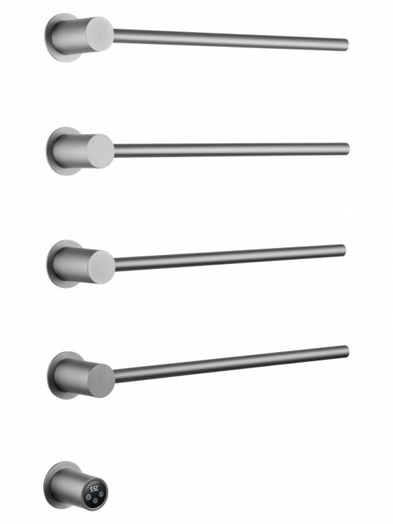 Полотенцесушитель электрический Wonzon & Woghand WW-AL314-BR встраиваемый, брашированный никель