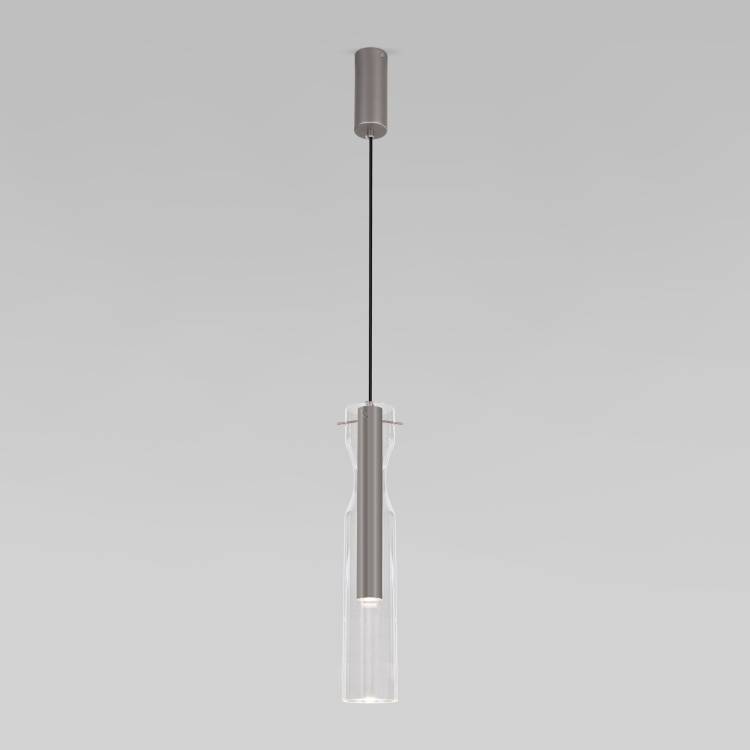 Подвесной светодиодный светильник Eurosvet Swan 50253/1 LED графит