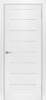 Межкомнатная дверь экошпон Мариам Техно 708, остекленная, белоснежный 900x2000