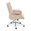 Кресло компьютерное Tetchair York 13861 флок, бежевый фото 3