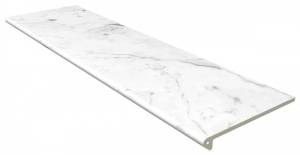 Ступень Gres De Aragon Marble 970180 Carrara Blanco Liso Peld. Red 119.7x33