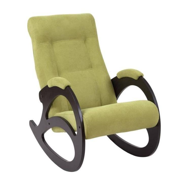 Кресло-качалка Leset Модель 4 2000000066134 Венге/Verona Apple Green