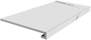 Ступень Kerama Marazzi Монте Тиберио SG849990R/GCF клееная белый матовый 33x80x0.9