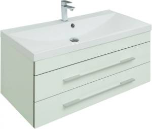 Тумба с раковиной Aquanet Верона 100 287664 белый, 440x1002x480