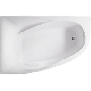 Ванна из искусственного камня Астра-Форм Селена 01010039 170x100 левая, белая глянцевая