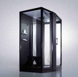 Душевая кабина Orans 89102LBLH черный, 150x100x220