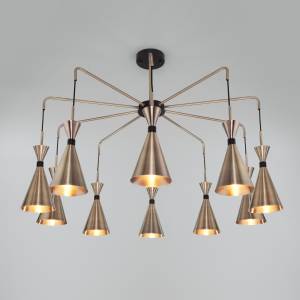 Большая люстра на штанге Bogates Glustin 316/10 Smart