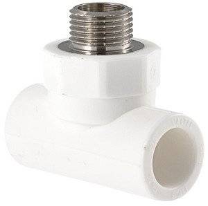 Тройник полипропиленовый VALTEC 20 мм х 3/4 НР, VTp.733.0.02005