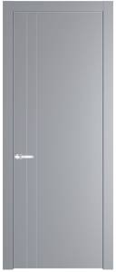 Межкомнатная дверь Profil Doors 12 PE полотно Смоки, кромка алюминиевая с четырех сторон матовая, алюминиевый молдинг 3мм 700x2000