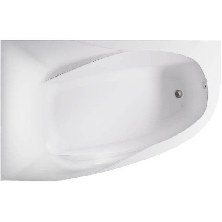 Ванна из искусственного камня Астра-Форм Селена 01010039 170x100 левая, белая глянцевая