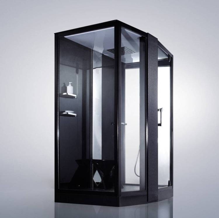 Душевая кабина Orans 89102LBLH черный, 150x100x220