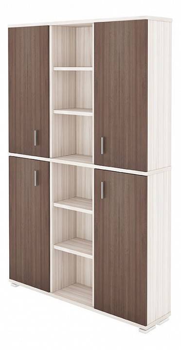 Шкаф книжный Merdes Домино ПУ-40-5 КШ-Ч карамель