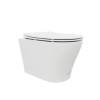 Унитаз подвесной Cerutti Spa ADIGE Aria MW CT9245, матовый белый фото 5