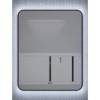 Зеркало Uperwood Modul 3049345670 с подсветкой, бесконтактный сенсор, антизапотевание, холодная подсветка, черное, 60x80 см
