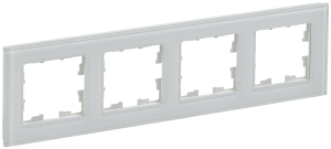 Рамка 4-постовая IEK Brite BR-M42-G-K01 белый