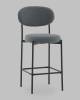Стул полубарный Stool Group Бриф DD AV 477-F83-9005 (PP) темно-серый, букле фото 2