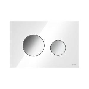 Кнопка смыва TECE Loop 9240660 белое стекло, кнопка хром