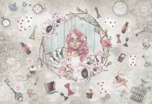 3D Фотообои Artegrafico «Сны Алисы» KID-094 канвас