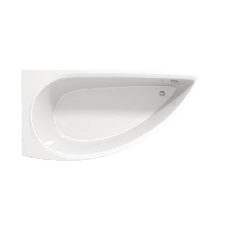 Акриловая ванна Creto Palermo 150x75 левая, с каркасом