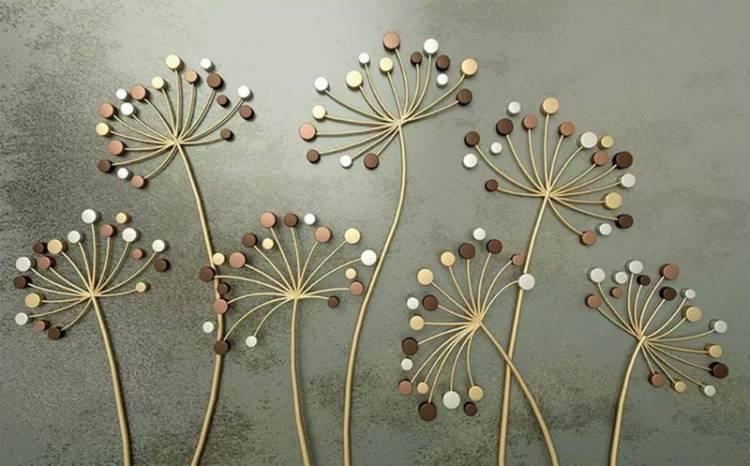 3D Фотообои Artegrafico «Латунная композиция» FANT-063 акварель