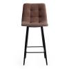 Стул полубарный Tetchair Chilly (mod. 7095пб ) 19653 бежевый, черный фото 5