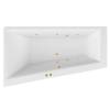 Акриловая ванна Excellent Sfera Slim 170x100 (левая) "SOFT" (золото)