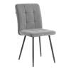 Набор из кресла и стула Tetchair Medeo LT 25055 серый, черный, флок фото 2