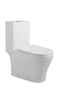 Унитаз-компакт Royce Elite RCT-111505WH безободковый, сиденье микролифт, белый
