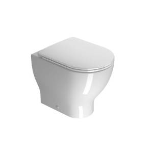 Чаша для приставного унитаза GSI City Pro 911011 безободковая, белый