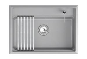 Мойка кухонная Granula Kitchen Space 7301i алюминиум, 73x51