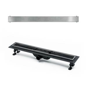 Душевой лоток Timo Super Plast SP10600-PG10600 двухсторонняя решетка, сатин