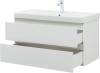 Тумба под раковину Aquanet Vega 100 316655 белый глянец фото 10