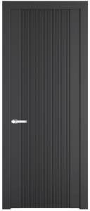 Межкомнатная дверь Profil Doors 1.12 P полотно Графит, фрезерованный рисунок 700x2000