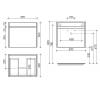 Тумба с раковиной Sancos Smart SM60W фото 5
