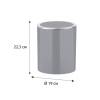 Мусорное ведро Fixsen Round Gray FX-453-6 серый фото 2