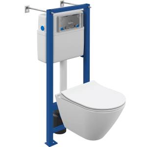 Комплект Cersanit Vector LP + Унитаз подвесной City Smart CO DPL EO + Сиденье микролифт 64917
