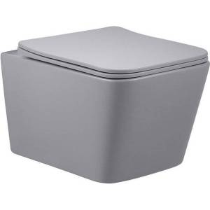 Унитаз подвесной Vincea Q-Line VT1-12MG серый матовый