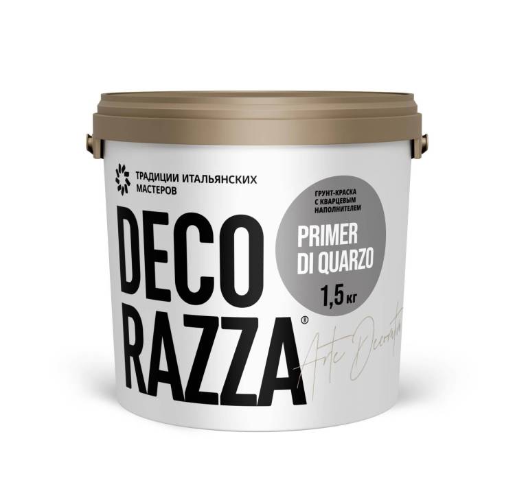 Грунт укрывающий кварцевый Decorazza Primer di Quarzo 1.5 кг