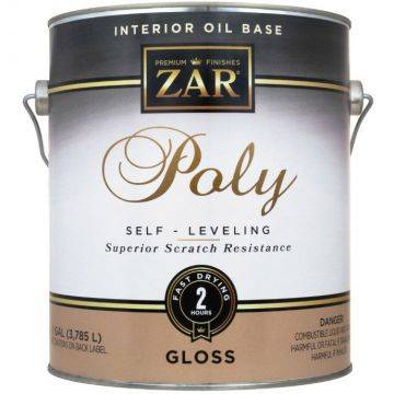 Полиуретановый лак ZAR Poly Interior Oil Base глянцевый 3.78 л