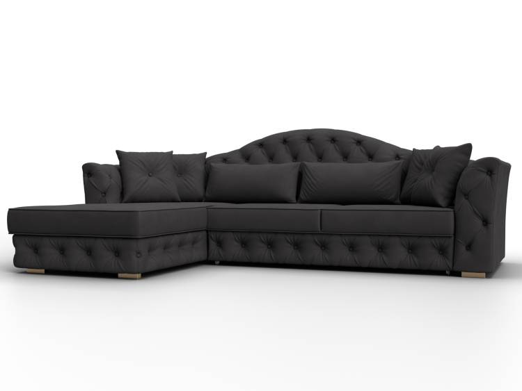 Диван угловой Лига Диванов Артис 128040L Коричневый