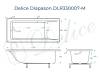 Ванна из искусственного камня Delice Diapason DLR330007-M 170x80, белая матовая, без ножек фото 10
