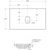 Столешница Belbagno KEP-80-MGL-W0 80x46x2 Marmo Grigio Lucido фото 3