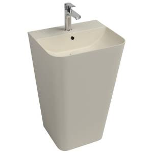 Раковина Isvea Sott'Aqua 10SQ37001SV-2K напольная, 50 см, слоновая кость матовая