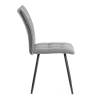 Набор из кресла и стула Tetchair Bari LT 25053 серый, черный, флок фото 3