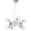 Подвесная люстра Crystal Lux LUXURY SP8 CHROME фото 2