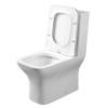 Унитаз-компакт Cerutti Spa Elleros CT10093 безободковый, сиденье микролифт, белый фото 6