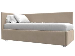 Кровать Лига Диванов Лига-039 122078L бежевый левая 90x200