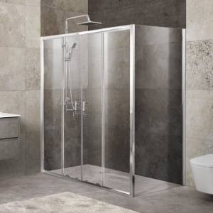 Душевой уголок BelBagno UNIQUE-AH-21-150/180-90-C-Cr