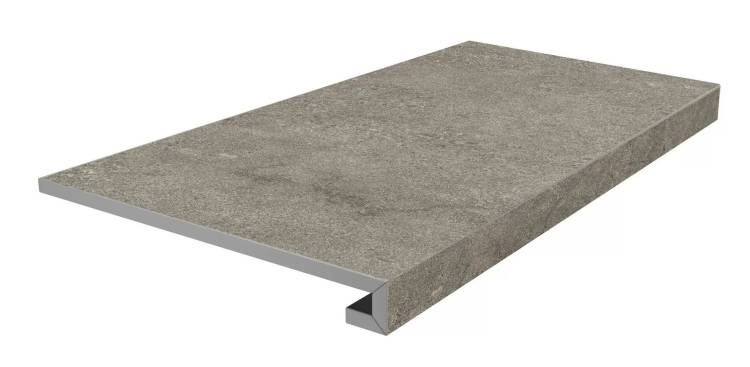 Ступень Kerama Marazzi Портленд KM8080G0021RGCF фронтальная клееная бежевый тёмный матовый обрезной 33x80